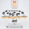 Lindberg Suspension, Suspension Écru, Noir, 5 lumières
