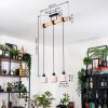 Bassagoda Suspension, Suspension Écru, Noir, 3 lumières
