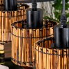 Cando Suspension, Suspension Écru, Noir, 3 lumières