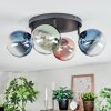 Chehalis Plafonnier, Boule lumineuse Bleu, Vert, Clair, Cuivré, 4 lumières