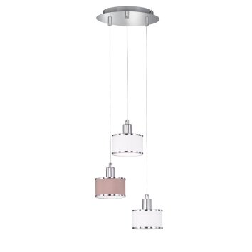 Suspension WOFI CIARA Chrome, 3 lumières
