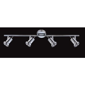 Plafonnier Wofi HOORN LED Chrome, 4 lumières