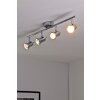 Plafonnier Wofi HOORN LED Chrome, 4 lumières