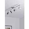 Plafonnier Wofi HOORN LED Chrome, 4 lumières
