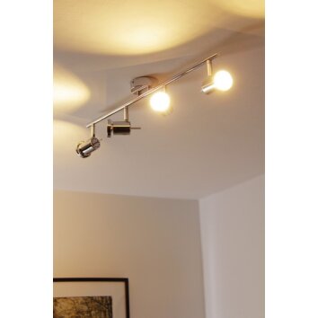 Plafonnier Wofi HOORN LED Chrome, 4 lumières