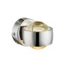 Applique murale Globo LED Chrome, 2 lumières