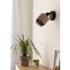 ROSLEY Spot de plafond, Applique murale, Spot mural Luminaires Eglo Noir, 1 lumière