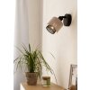 ROSLEY Spot de plafond, Applique murale, Spot mural Luminaires Eglo Noir, 1 lumière