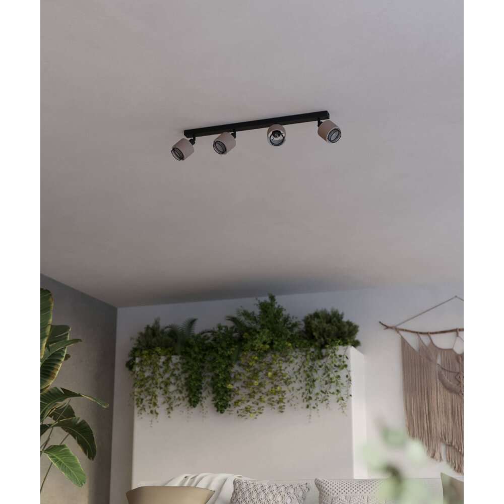 ROSLEY Plafonnier, Spot de plafond Luminaires Eglo Noir, 4 lumières main product photo