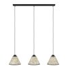 OXPARK Suspension Luminaires Eglo Noir, 3 lumières