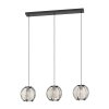 WAVERTON Suspension Luminaires Eglo Noir, 3 lumières