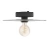 LINTMILL Plafonnier, Applique murale Luminaires Eglo Noir, 1 lumière