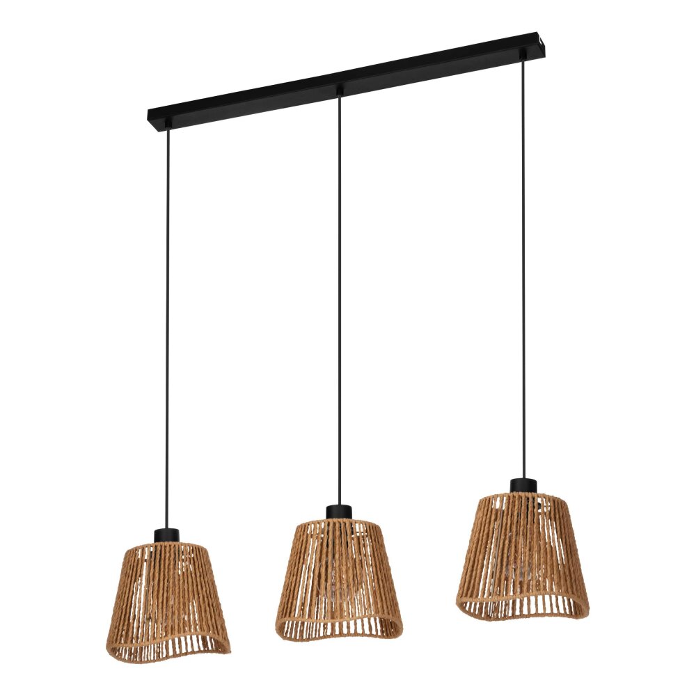 LAVISTER Suspension Luminaires Eglo Noir, 3 lumières main product photo