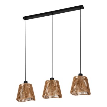 LAVISTER Suspension Luminaires Eglo Noir, 3 lumières LAVISTER Suspension Luminaires Eglo Noir, 3 lumières