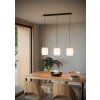BELGRAVE Suspension Luminaires Eglo Noir, 3 lumières