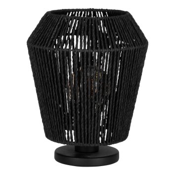 PERSLEY Lampe à poser Luminaires Eglo Noir, 1 lumière