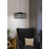 GINESTRONE-Z Suspension Luminaires Eglo LED Noir, 1 lumière, Changeur de couleurs