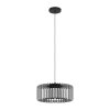 GINESTRONE-Z Suspension Luminaires Eglo LED Noir, 1 lumière, Changeur de couleurs