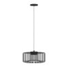 GINESTRONE-Z Suspension Luminaires Eglo LED Noir, 1 lumière, Changeur de couleurs