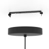 GINESTRONE-Z Suspension Luminaires Eglo LED Noir, 1 lumière, Changeur de couleurs