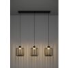 GINESTRONE-Z Suspension Luminaires Eglo LED Noir, 3 lumières, Changeur de couleurs
