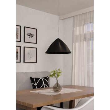 PODERE Suspension Luminaires Eglo Noir, 1 lumière PODERE Suspension Luminaires Eglo Noir, 1 lumière