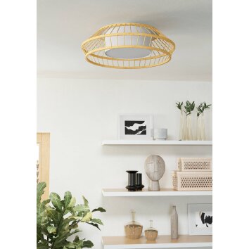 YUKU-Z Plafonnier, Applique murale Luminaires Eglo LED Blanc, 1 lumière, Changeur de couleurs YUKU-Z Plafonnier, Applique murale Luminaires Eglo LED Blanc, 1 lumière, Changeur de couleurs