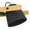 HORNWOOD-Z Suspension Luminaires Eglo LED Brun, Noir, 4 lumières, Changeur de couleurs