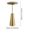 PICCOLA Lampe à poser Luminaires Eglo LED Laiton, 1 lumière