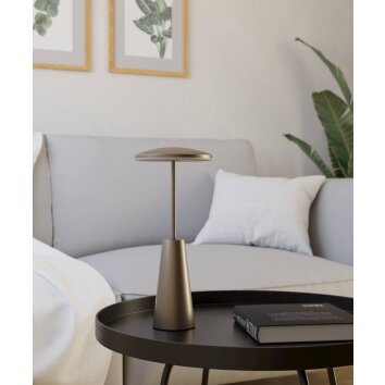 PICCOLA Lampe à poser Luminaires Eglo LED Bronze, 1 lumière