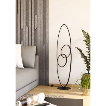 GIANELLA Lampadaire Luminaires Eglo LED Noir, 1 lumière GIANELLA Lampadaire Luminaires Eglo LED Noir, 1 lumière