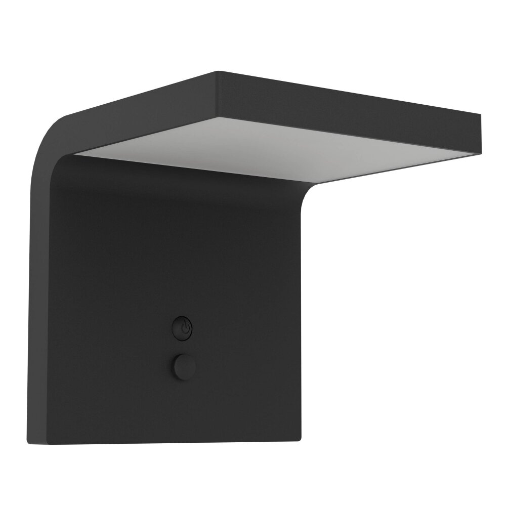 SPIANTE Lampe solaire Luminaires Eglo LED Noir, 1 lumière, Détecteur de mouvement main product photo