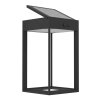 SUZZARA Lampe solaire Luminaires Eglo LED Noir, 1 lumière, Détecteur de mouvement