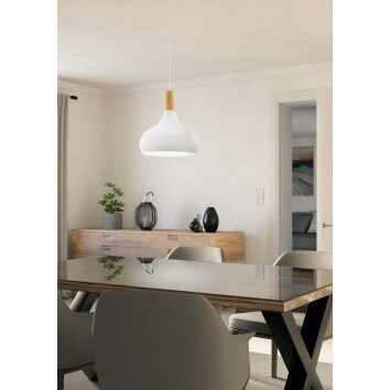 SABINAR Suspension Luminaires Eglo Blanc