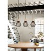 PALMORLA Suspension Luminaires Eglo Brun, Noir, 3 lumières