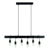 TOWNSHEND Suspension Luminaires Eglo Noir, 6 lumières TOWNSHEND Suspension Luminaires Eglo Noir, 6 lumières