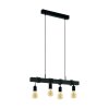 TOWNSHEND Suspension Luminaires Eglo Noir, 4 lumières