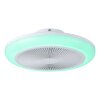 EGLO Ventilateur de plafond lumineux Luminaires Eglo LED Blanc, Télécommandes, Changeur de couleurs