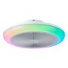 EGLO Ventilateur de plafond lumineux Luminaires Eglo LED Blanc, Télécommandes, Changeur de couleurs