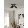TILSTON Plafonnier, Spot de plafond Luminaires Eglo Vert, 3 lumières