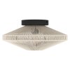 MIDSUMER Plafonnier Luminaires Eglo Noir, 1 lumière