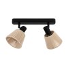 SEAGARD Plafonnier, Spot de plafond Luminaires Eglo Noir, 2 lumières