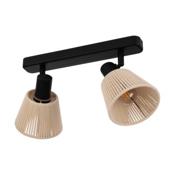SEAGARD Plafonnier, Spot de plafond Luminaires Eglo Noir, 2 lumières