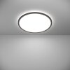 ROVITO Plafonnier Luminaires Eglo LED Noir, Changeur de couleurs