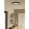 ROVITO Plafonnier Luminaires Eglo LED Noir, Changeur de couleurs