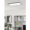 ROVITO Plafonnier Luminaires Eglo LED Noir, Changeur de couleurs