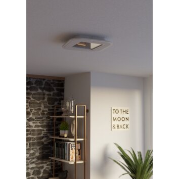 MACCHIONI Plafonnier Luminaires Eglo LED Blanc, Télécommandes