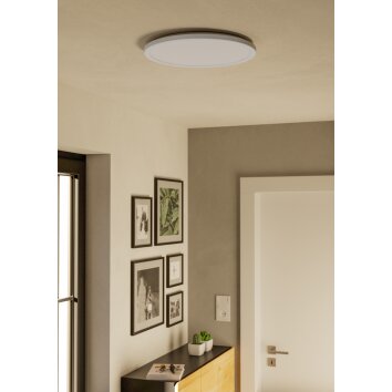 ROVITO-R Plafonnier Luminaires Eglo LED Blanc, Télécommandes