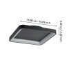 LORETELLO Plafonnier, Applique murale / Plafonnier Luminaires Eglo LED Noir, Télécommandes