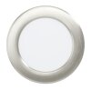 EGLO Spot encastrable Luminaires Eglo LED Nickel mat, Changeur de couleurs